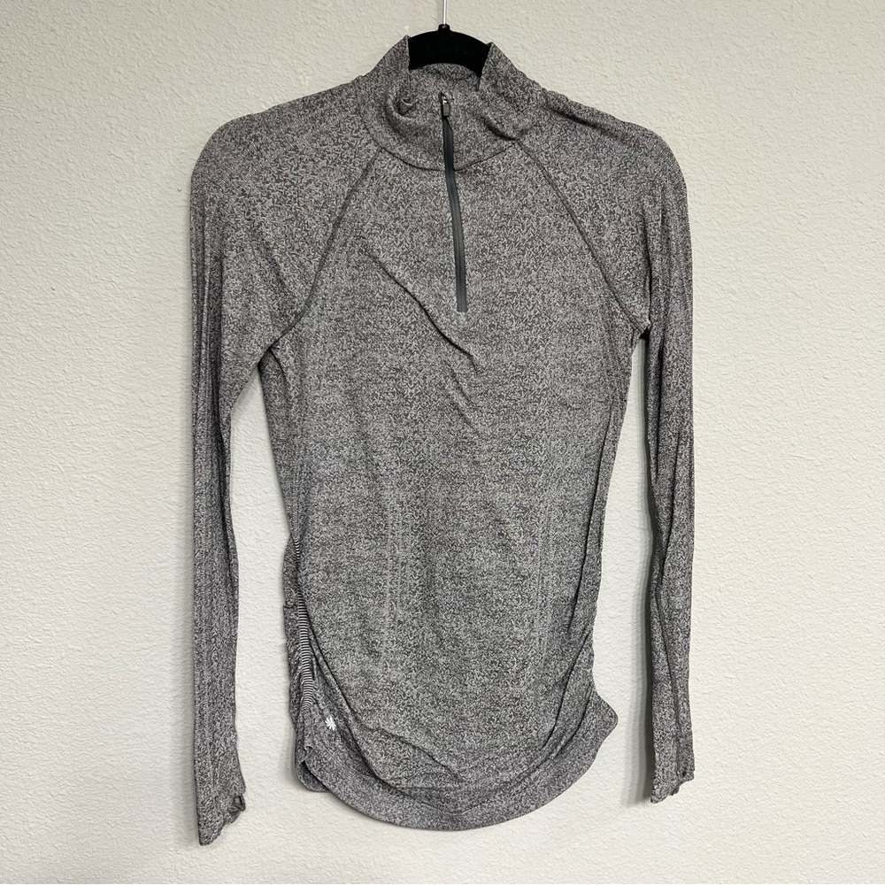 Speedlight 1/4 Zip Long Sleeve in Heather Grey